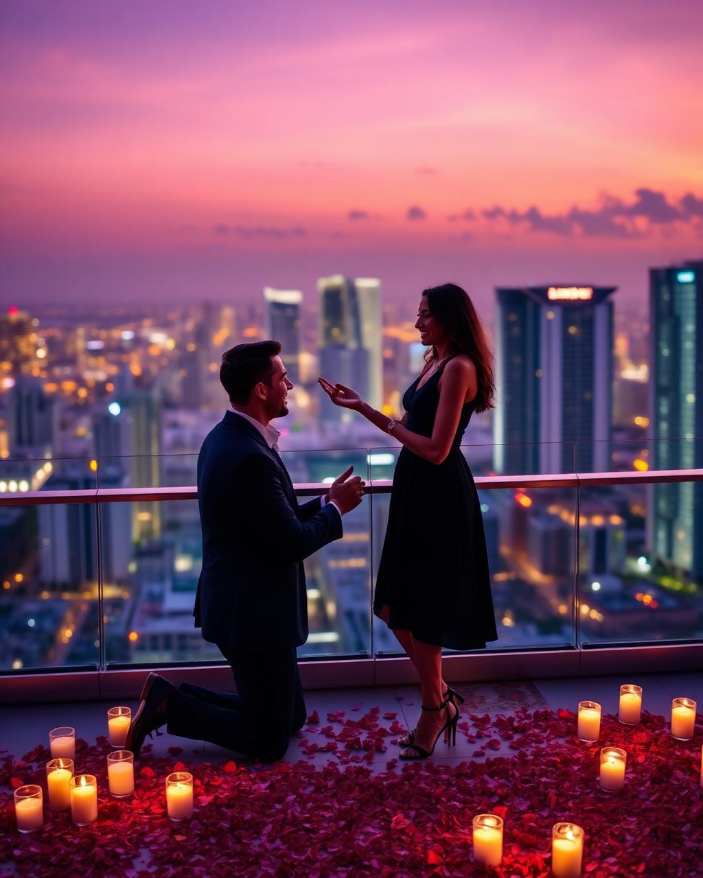 The Rooftop proposal moment